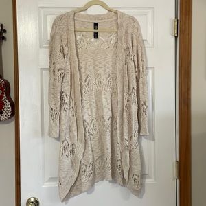 Knit Beige Cardigan